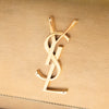 Saint Laurent Small Metallic Grain de Poudre Monogram Kate Box Chain Crossbody Secondhand