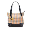 Burberry Haymarket Check Canvas Shoulder Bag Secondhand