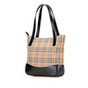 Burberry Haymarket Check Canvas Shoulder Bag Secondhand