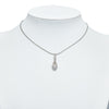 Rhinestone Pendant Necklace - '10s Second-hand