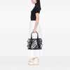 Burberry Medium Beat Check Nylon Lowry Satchel Secondhand
