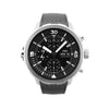 IWC Aquatimer Chronograph IW376803 5334787 SS & Rubber AT Watch with Black Dial Secondhand