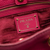Prada Vitello Daino Canapa Logo Open Convertible Tote Secondhand