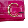 Chloé Croc Embossed Leather C Coin Card Holder Secondhand