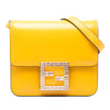Fendi Leather Crystal Fab Crossbody Secondhand