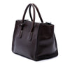 Prada Glace Calf Twin Pocket Double Handle Satchel Secondhand