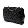 Chanel CC Quilted Patent Clutch With Chain Secondhand