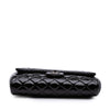 Chanel CC Quilted Patent Clutch With Chain Secondhand