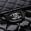Chanel CC Quilted Patent Clutch With Chain Secondhand
