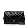 Chanel CC Quilted Patent Clutch With Chain Secondhand