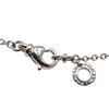 Bvlgari 18K White Gold Latin Cross Pendant Necklace Secondhand