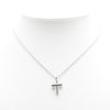 Bvlgari 18K White Gold Latin Cross Pendant Necklace Secondhand