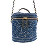 Secondhand Chanel CC Quilted Denim Vanity Bag