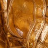 Bottega Veneta Small Metallic Calfskin Intreccio Plisse Cassette Crossbody Secondhand