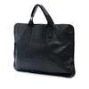 Bottega Veneta Intrecciato Trimmed Leather Soft Briefcase Secondhand