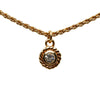 Rhinestone Pendant Necklace - '10s Second-hand