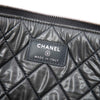 Secondhand Chanel Large Denim Sequin Embellished Deauville O Case Clutch