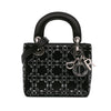 Dior Mini Satin Cannage Strass Crystal Embellished Lady Dior Secondhand