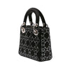 Dior Mini Satin Cannage Strass Crystal Embellished Lady Dior Secondhand