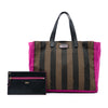 Fendi Pequin Canvas Simply Shopping Tote Secondhand