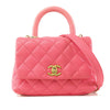 Secondhand Chanel Extra Mini Caviar and Lizard Embossed Coco Top Handle Bag