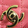 Secondhand Chanel Extra Mini Caviar and Lizard Embossed Coco Top Handle Bag