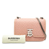 Burberry Small TB Monogram Embossed Calfskin Chain Shoulder Bag Secondhand