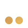 Hermès Gold Plated Clou de Selle Clip-on Earrings Secondhand