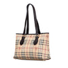 Burberry Haymarket Check Coated Canvas Tote Secondhand