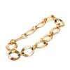 Chanel Gold Plated Oval Chain Link Choker Necklace Secondhand