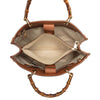 Gucci Medium Calfskin Bamboo Shopper Satchel Secondhand