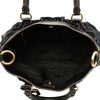 Prada Velluto Burnout and Canvas Canapa Logo Convertible Tote Secondhand
