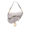 Dior Oblique Canvas Embroidered Saddle Bag Secondhand