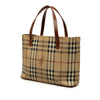 Burberry Mini Haymarket Check Coated Canvas Tote Secondhand