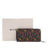 Givenchy Leather Floral Print Zip Around Wallet Secondhand