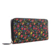 Givenchy Leather Floral Print Zip Around Wallet Secondhand