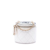 Chanel Quilted Lambskin Chain and Charm Vanity Case Secondhand