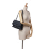 Chanel Small Quilted Grained Calfskin CC Round Clasp Accordion Flap Secondhand