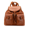 Gucci Medium Calfskin Bamboo Drawstring Backpack Secondhand
