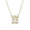Secondhand Van Cleef and Arpels 18K Yellow Gold and Akoya Pearls Necklace