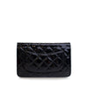 Chanel CC Quilted Patent Wallet On Chain Secondhand