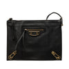 Balenciaga Goatskin Metallic Edge Papier Wristlet Clutch Secondhand