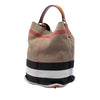 Burberry Medium Mega Check Canvas Ashby Bucket Bag Secondhand