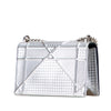 Secondhand Dior Medium Metallic Patent Microcannage Diorama Flap