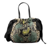 Prada Tessuto Python Print Bow Satchel Secondhand