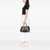 Prada Tessuto Python Print Bow Satchel Secondhand