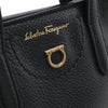 Ferragamo Mini Tumbled Calfskin Gancini Tote Secondhand