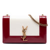 Saint Laurent Small Bicolor Lambskin and Patent Monogram Kate Chain Shoulder Bag Secondhand
