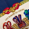 Secondhand Hermès Les Rubans du Cheval Silk Scarf 90