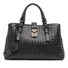 Bottega Veneta Small Nappa Intrecciato Roma Satchel Secondhand